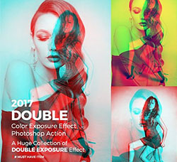 极品PS动作－双色曝光(含图文教程)：Double Color Exposure Action